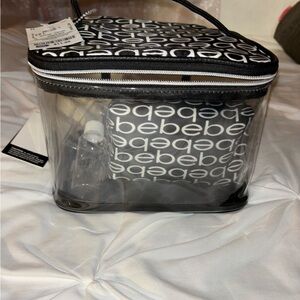 BEBE toiletry/makeup bags